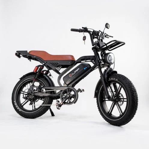 Bicicleta Elétrica S20 Pro Marrom 1000W 48V 15.6AH Laf Veículos