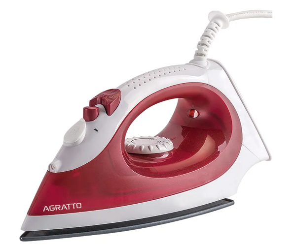 Ferro de Passar a Vapor 127V Bravo Cerâmico FC-01 Vermelho Agratto