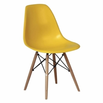Cadeiras Eames Sem Braço Amarela